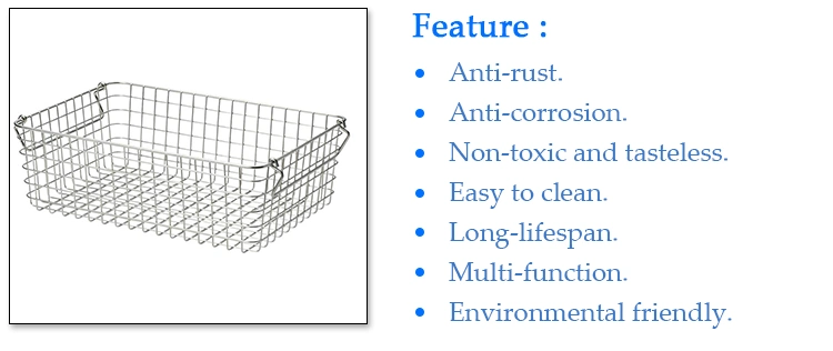 Stainless Steel Sterilization Metal Wire Mesh Basket