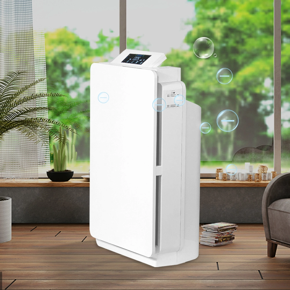 Air Purifier Home H11 H12 H13 HEPA Filter out Air Cleaner Domestic Micro Organism Smooth Ionizer Ozonator UV Sterilizer