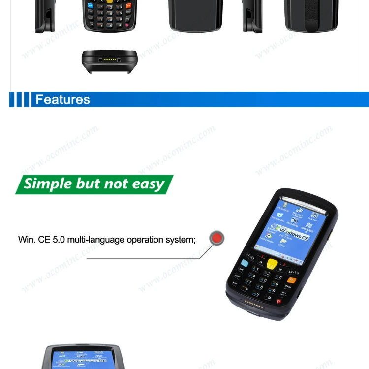 Handheld Windows Industrial Rugged PDA Data Collector and RFID Reader