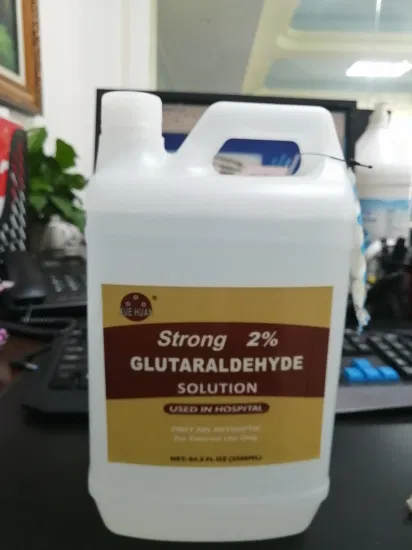 Fornitore di soluzioni disinfettanti per endoscopi con glutaraldeide di grado ospedaliero da 2500 ml