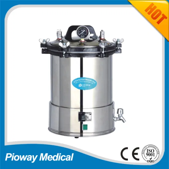 Autoclave portatile a flusso da 24 litri, sterilizzatore, macchina sterilizzatrice (YX